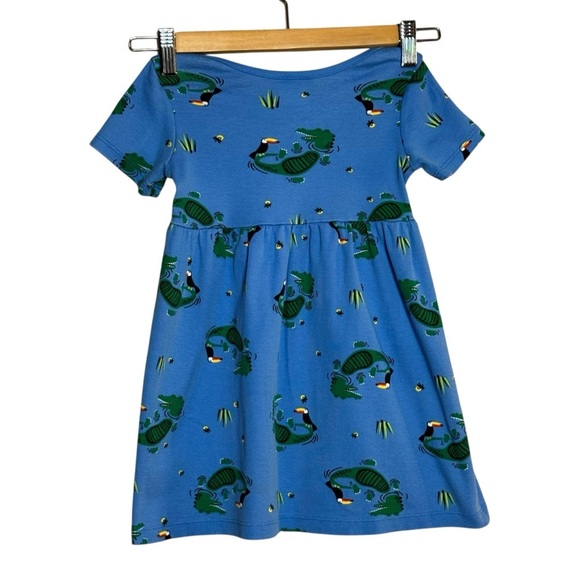 Hanna Andersson Aligator kids Dress SZ. 3T - Picture 4 of 10